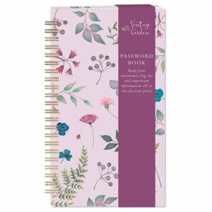Vintage Garden Password Book