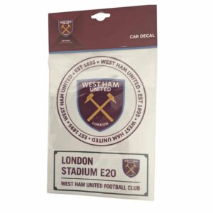 West Ham United FC Car Window Decal