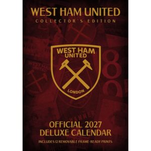 West Ham United FC Collector's Edition A3 Calendar 2027
