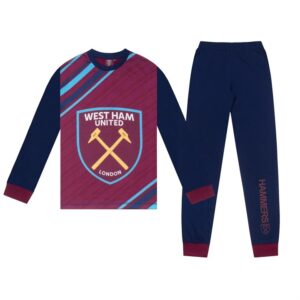 West Ham United FC Kids Long Pyjamas 5 - 6 Years