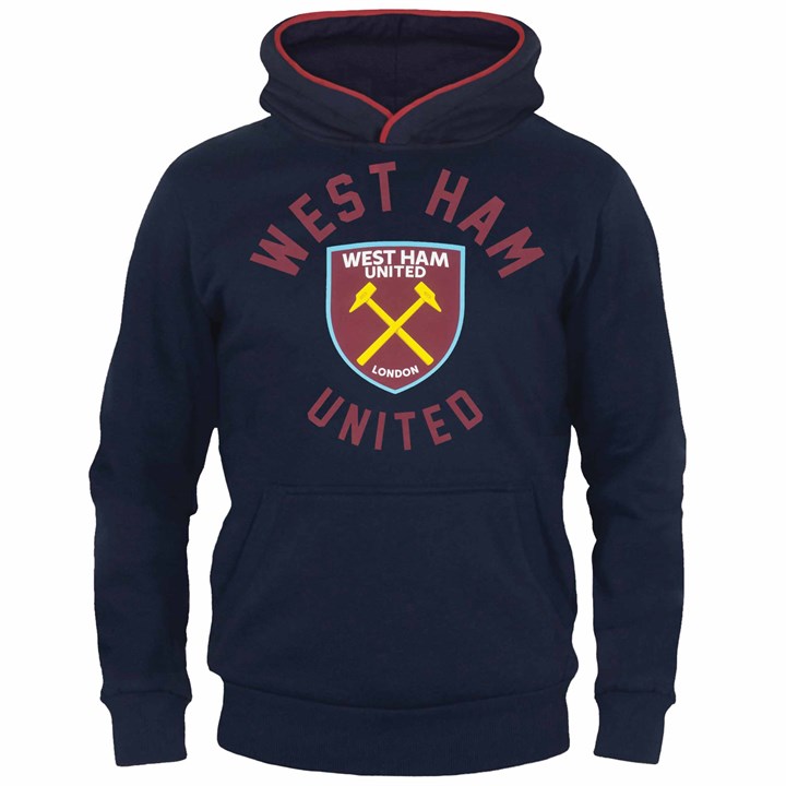 West Ham United FC Kids Navy Hoodie 6 - 7 Years
