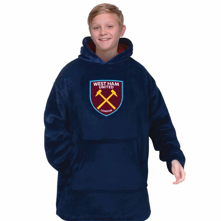 West Ham United FC Kids Oversized Hoodie 10 - 14 Years