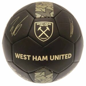 West Ham United FC Phantom Signature Ball Size 5 Deflated