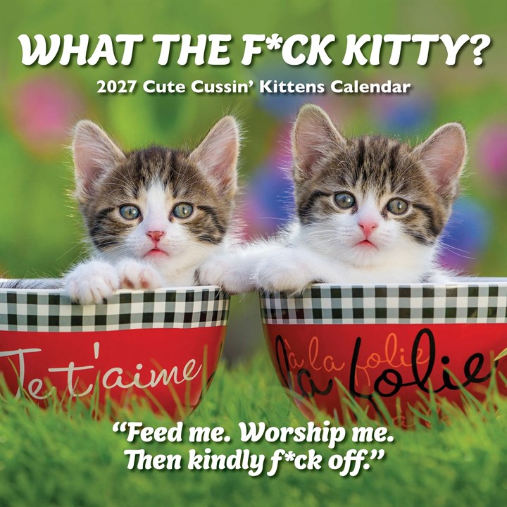 What the F*ck Kitty Calendar 2027