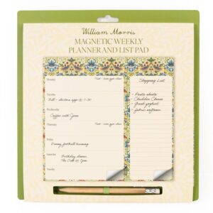 William Morris Magnetic Weekly Shopping Planner