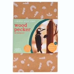 Woodpecker 3D Paper Craft DIY Kit