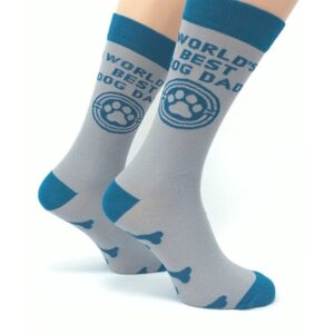World's Best Dog Dad Socks - Size 7 - 11